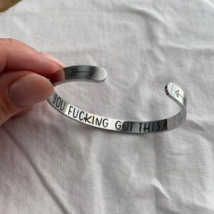 Bracelet with hidden message inside